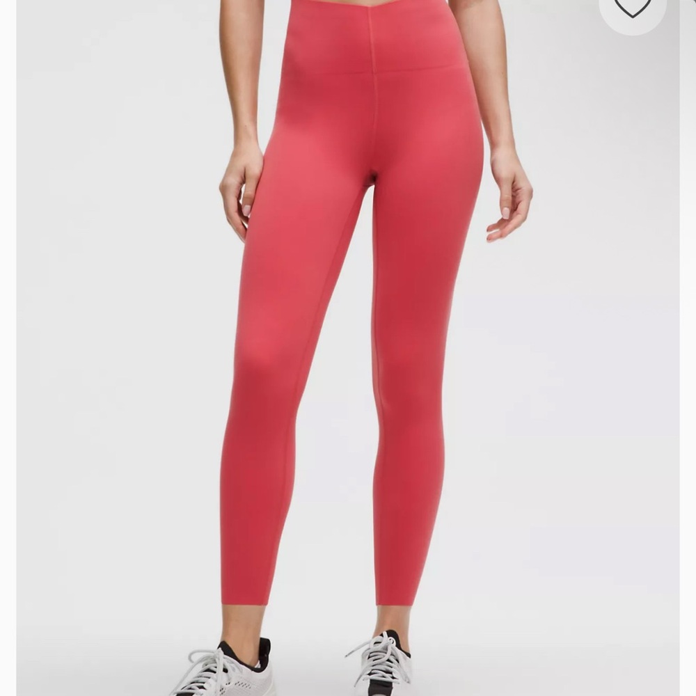Lululemon Athletica Desert Red High-Waisted Leggings NWT